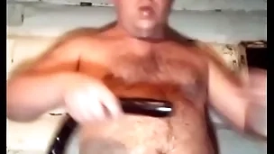 A shaven-headed russian gay fucks his throat unchanging and anal with a long black dick! causes vomiting at the end of one's tether drinking milk!