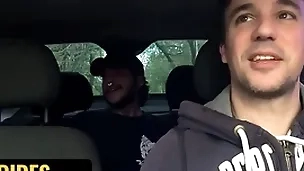 Hot driver jonas matt agrees to give chiwi lowering a ride if he gives him his asshole - dick rides