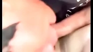 18 year venerable sissy gay floosie sucking dig up involving car