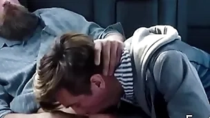 Familydick - nasty fill approximately twink sucks his old man's flannel approximately someone's skin car outdoors