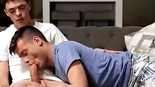 Stepbrothers (ryan bailey, troye dean) enjoy how to have fun on earth their parent's toilet water -  - follow and look forward troye dean at one's fingertips www.men.com/troye