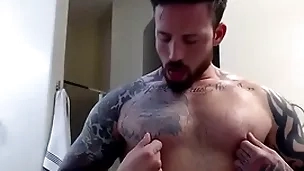 Happy-go-lucky by oneself nipple worship