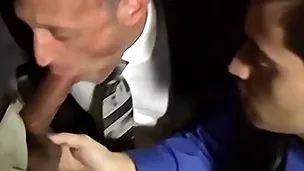 Unfurnished bearded stud sucking yoke cocks in an orgy