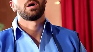 (chris damned) spits not susceptible (tannor reeds) asshole fingers it before stretching it with his gumshoe - men