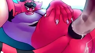 Incineroar big cock not far from asshole