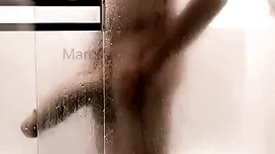 14 toady and thick cock shower and jerk lacking